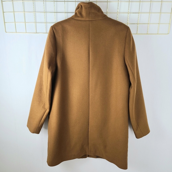 Aritzia Wilfred The Cocoon Cashmere Italian Virgin Wool Tan Coat - Picture 4 of 14